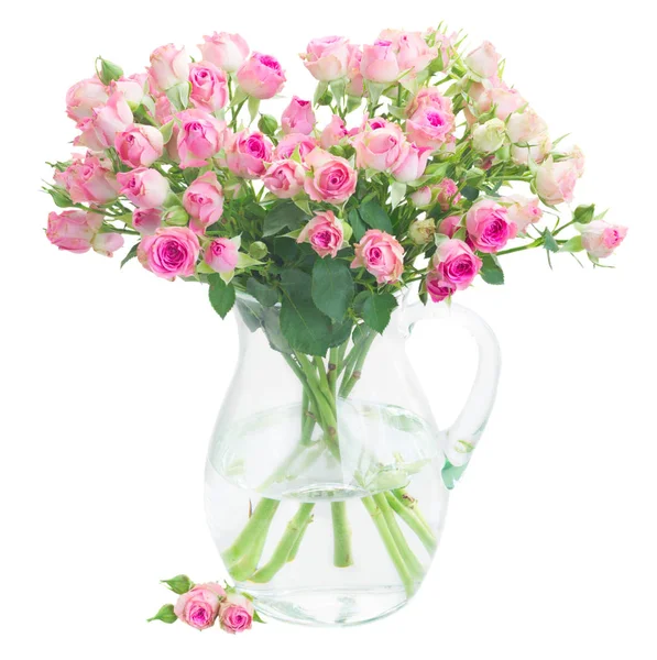 Bouquet of small pink roses — Stock Photo, Image