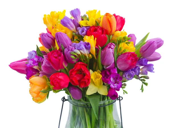 Bouquet de fleurs printanières lumineuses — Photo