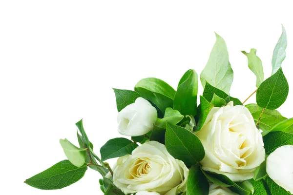 郁金香和玫瑰花束 — 图库照片