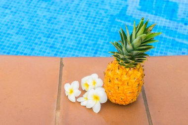 Ananas havuzu yakınlarında