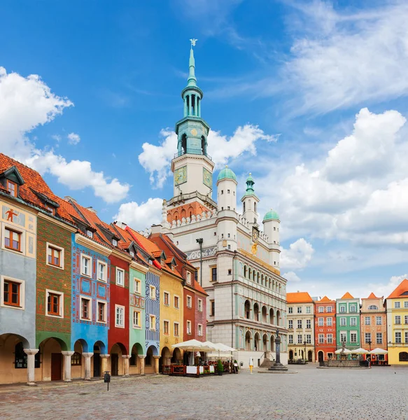 Alter Marktplatz in Poznan, Polen — Stockfoto