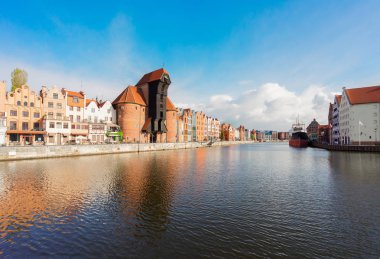 Gdansk, Polonya'nın görünümü