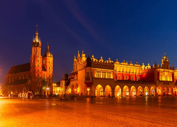 Market square in Krakow, Poland — Stock Photo, Image