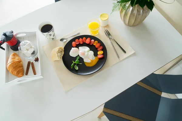 Śniadanie z jajka — Zdjęcie stockowe