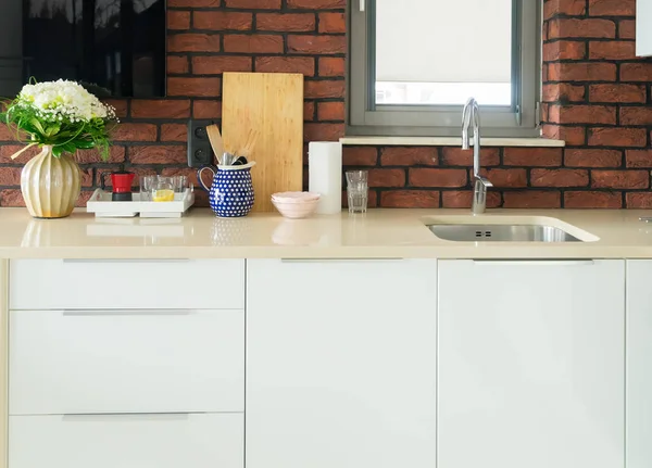 Tampo da mesa da cozinha — Fotografia de Stock