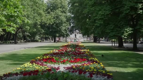 Parque Sajón, Varsovia — Vídeos de Stock