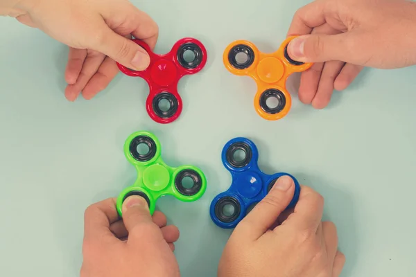 Fidget spinner, brinquedo relaxante popular, design genérico — Fotografia de Stock