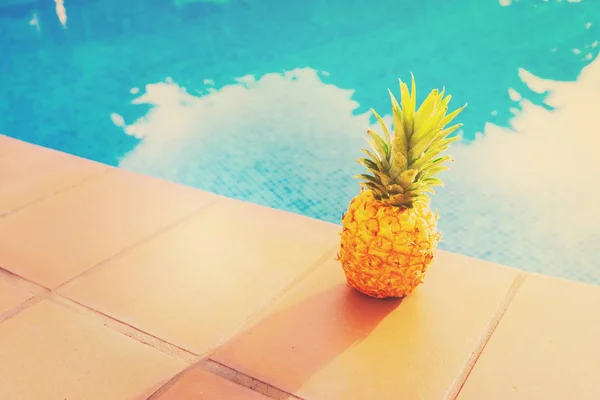 Pinapple près de la piscine — Photo