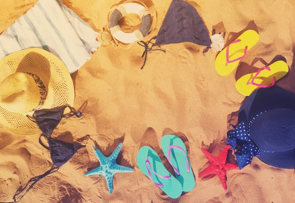 Lato plaża zabawa — Zdjęcie stockowe