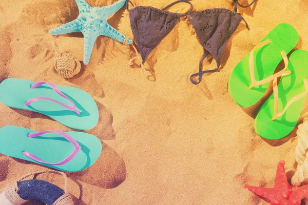 Lato plaża zabawa — Zdjęcie stockowe