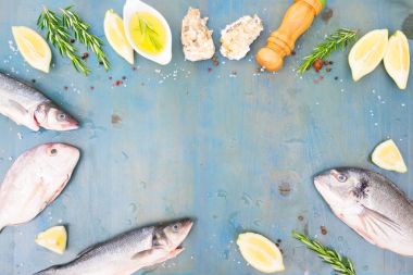 taze deniz balık hazırlık