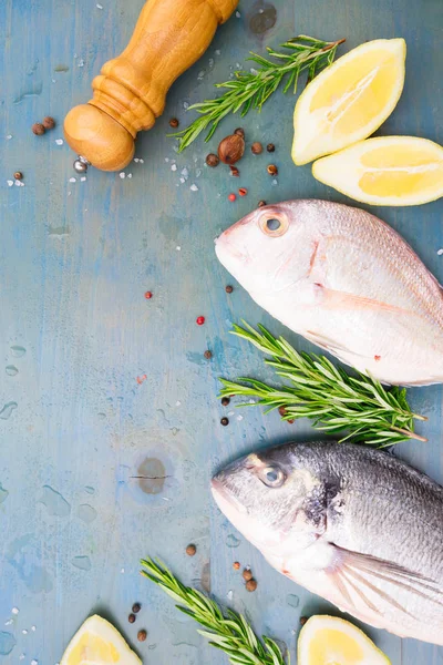 Fresh sea fish preparation — Stock Photo, Image