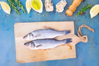 taze deniz balık hazırlık