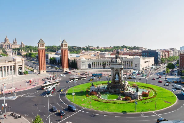 Square of Spain, Barcelona — Stock Photo, Image