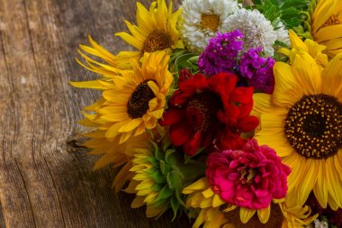 Parlak sonbahar buket