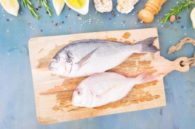 taze deniz balık hazırlık