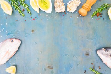 taze deniz balık hazırlık