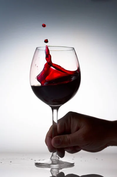 Glass of red wine — Stock Photo, Image