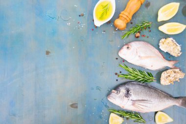 taze deniz balık hazırlık