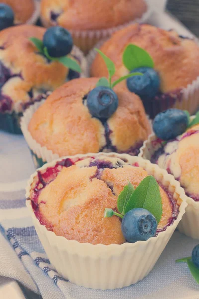 Yaban mersini ile cupcakes