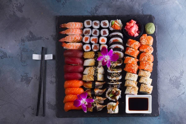 Japanese sushi dish — Stock Photo, Image