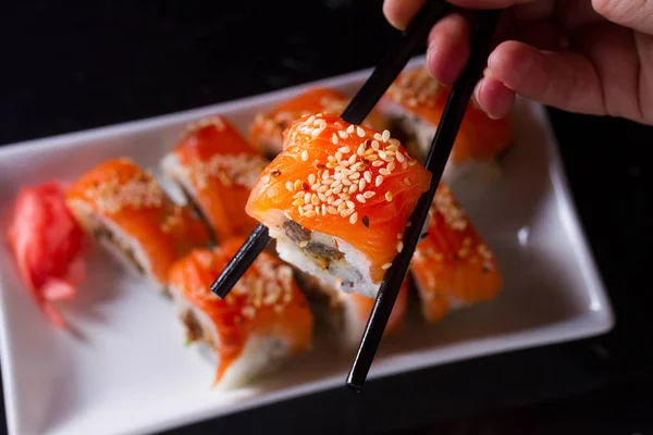 Japán sushi tál — Stock Fotó