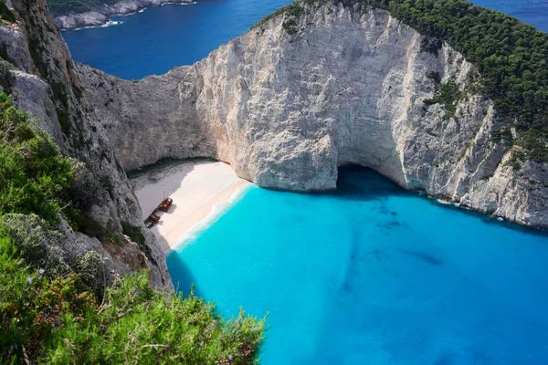 Zakinthos adasının güzel manzarası