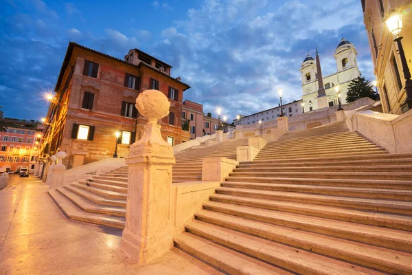 Spanska trappan, Rom, Italien — Stockfoto