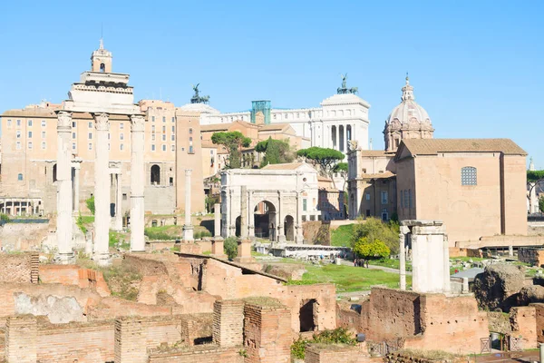 Forum - Roman ruins in Rome, Italy — Stock Photo, Image