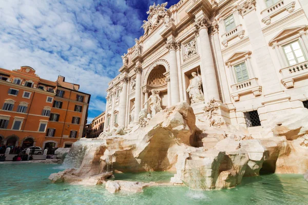 Fountain di Trevi en Roma, Italia — Foto de Stock
