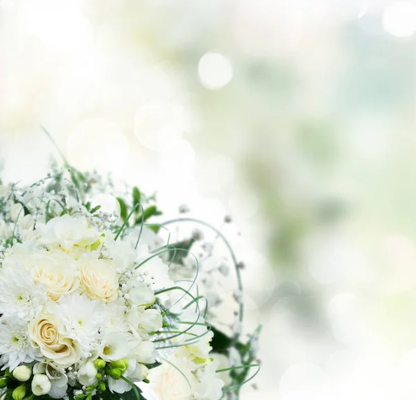 Bouquet de mariage blanc — Photo