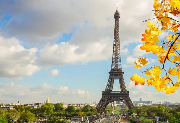 Wycieczka eiffel i z Trocadero, Paryż — Zdjęcie stockowe