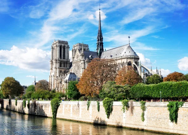 Katedrála Notre Dame, Paříž Francie — Stock fotografie