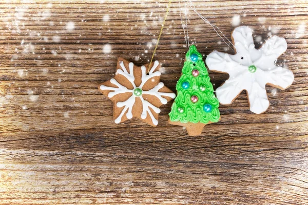 Galletas de jengibre de Navidad —  Fotos de Stock