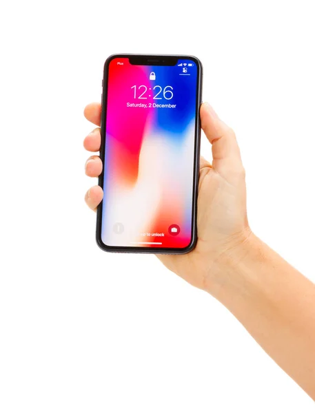 Nowy iphone X — Zdjęcie stockowe