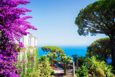 Ravello Köyü, İtalya 'nın Amalfi Sahili