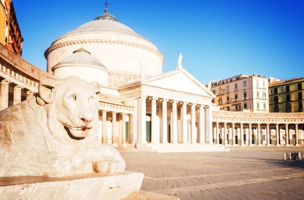 Piazza del Plebiscito, Naples Italie — Photo