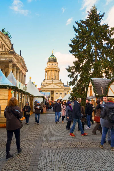 Vánoční trh v Berlíně — Stock fotografie