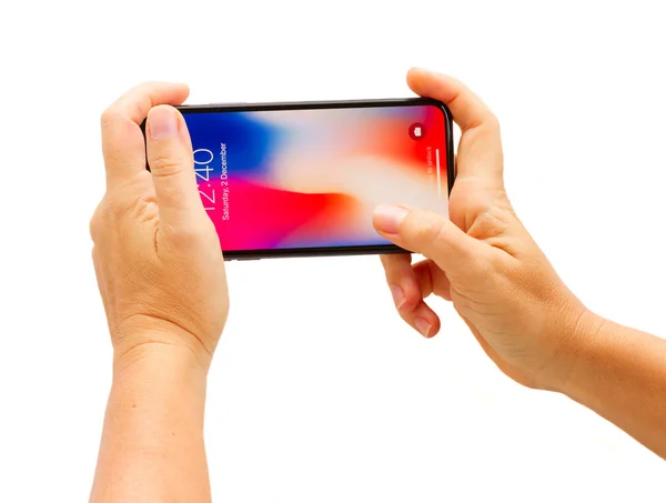 Nowy iphone X — Zdjęcie stockowe