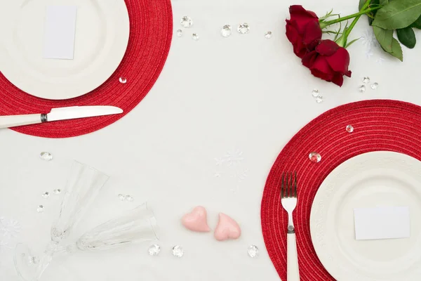 Valentines Day Dinner — Stock Photo, Image