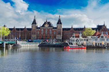 Amsterdam Cityscape geceleri