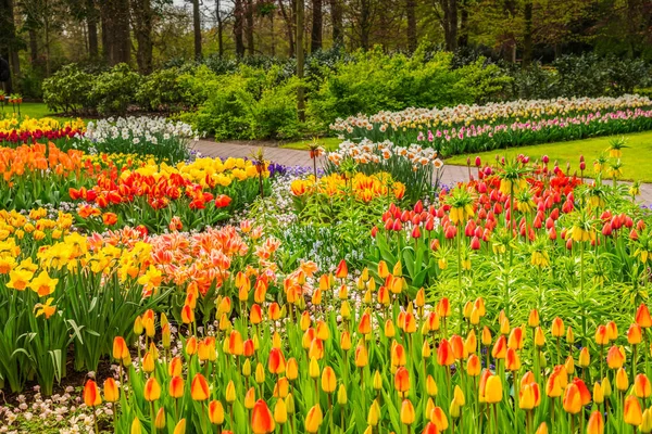 Jardín de primavera formal —  Fotos de Stock