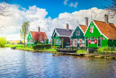 Eski kasaba Zaanse Schans'a, Hollanda