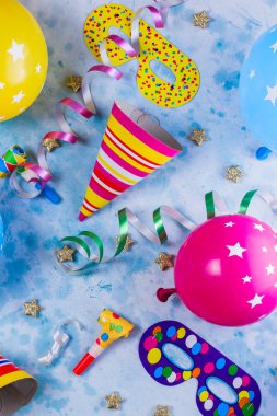 Parlak renkli karnaval veya parti sahneleri