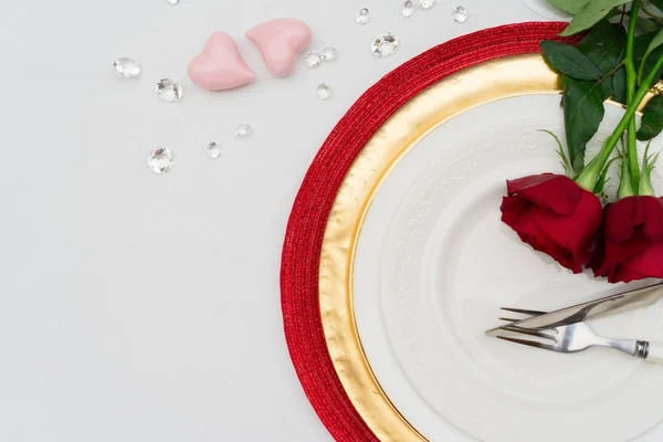 Dia dos namorados jantar — Fotografia de Stock