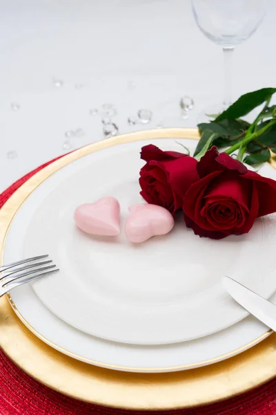 Valentijnsdag diner — Stockfoto