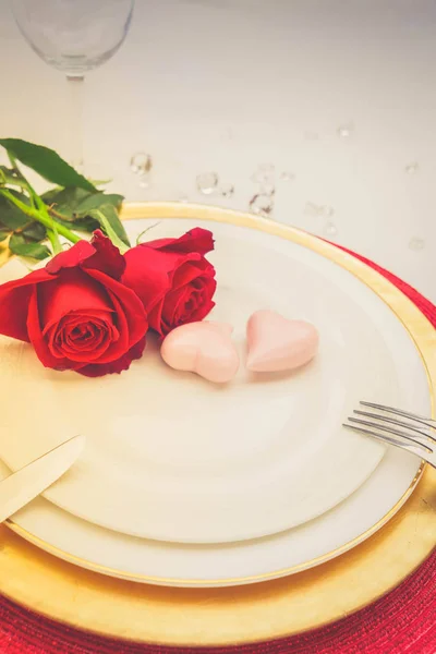 Valentinstag-Dinner — Stockfoto