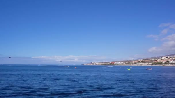 Las Americas beach, Tenerife — Stock Video