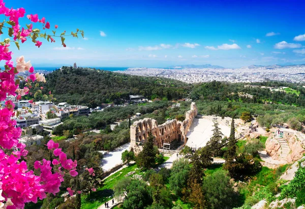 Herody Atticus amfiteatr w Akropolu, Ateny — Zdjęcie stockowe