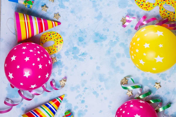 Ljusa färgglada karneval eller partyscen — Stockfoto